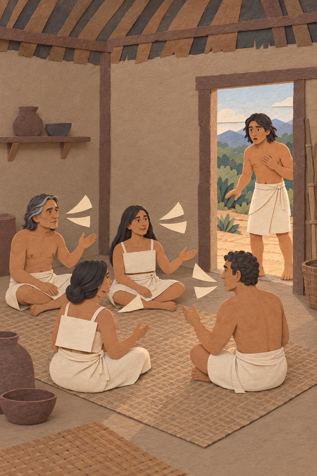 La casa de los muertos en el monte: el acto del relato