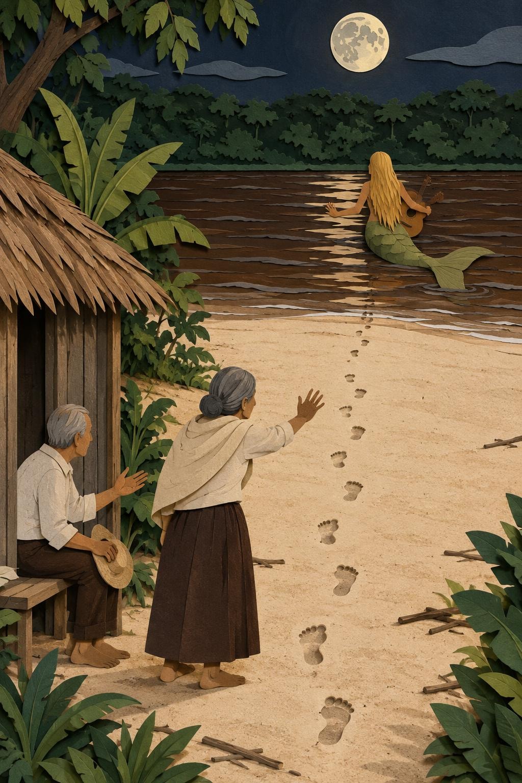 Madre de playa: el acto del relato