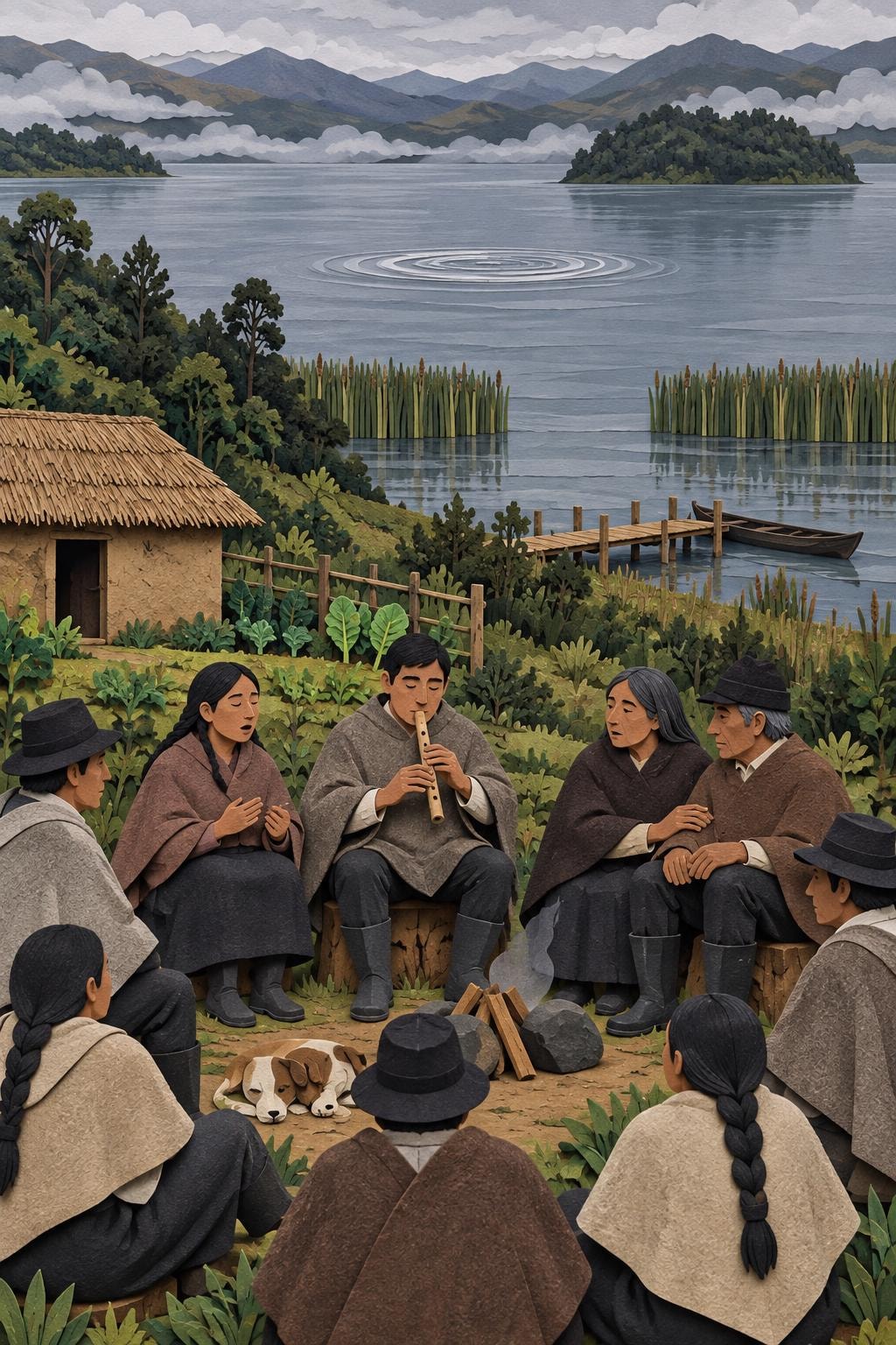 La sirena de la Laguna de La Cocha: el acto del relato