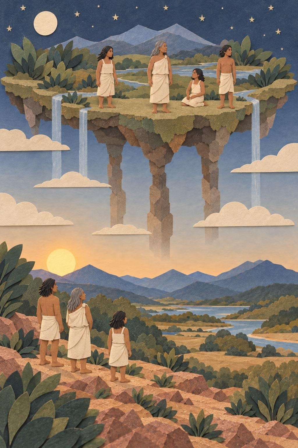 Yunari y las cinco tierras: el acto del relato